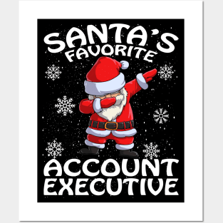 Santas Favorite Account Executive Teacher Christma Posters and Art